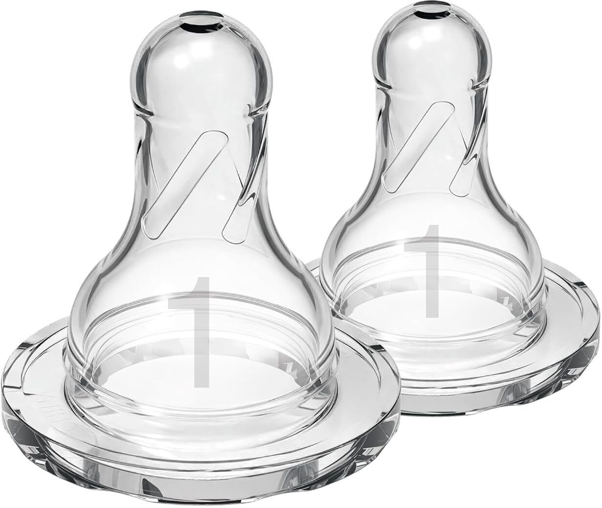 Natural Flow Level 1 Narrow Nipple - Set of 2 (0m+) Slow Flow Nipple-image-20