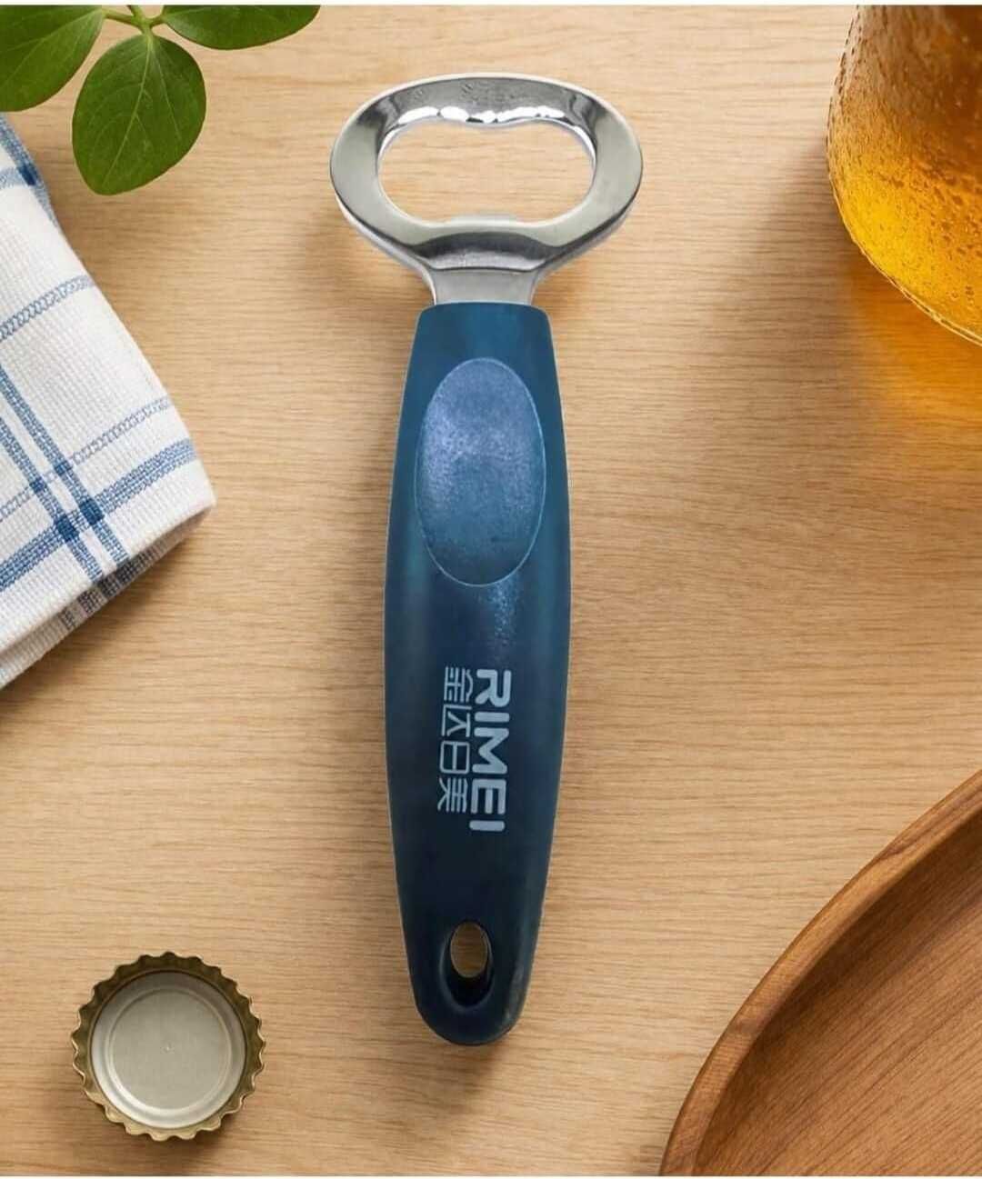 hhabib Stainless Steel Bottle Opener, Heavy Duty Beer Cap Remover with Anti-Slip Grip Bottle Opener-picture-8
