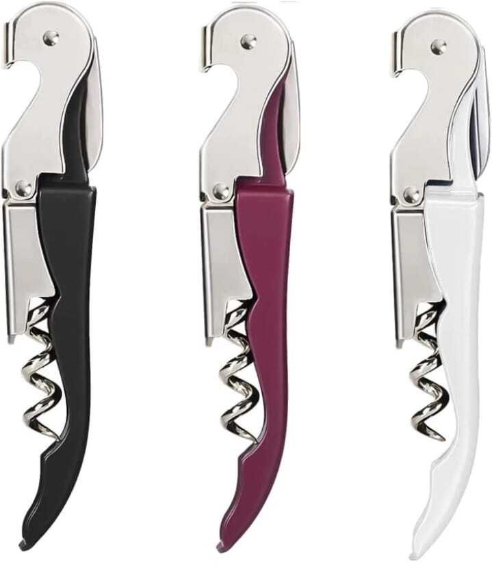 3 Pcs Corkscrew Wine Openers Wine Key for Bartenders Bottle Opener and Foil Cutter Tool Opener, Wine Opener, Opener, Bottle Opener Wine, Opener Bottle Opener-image-33