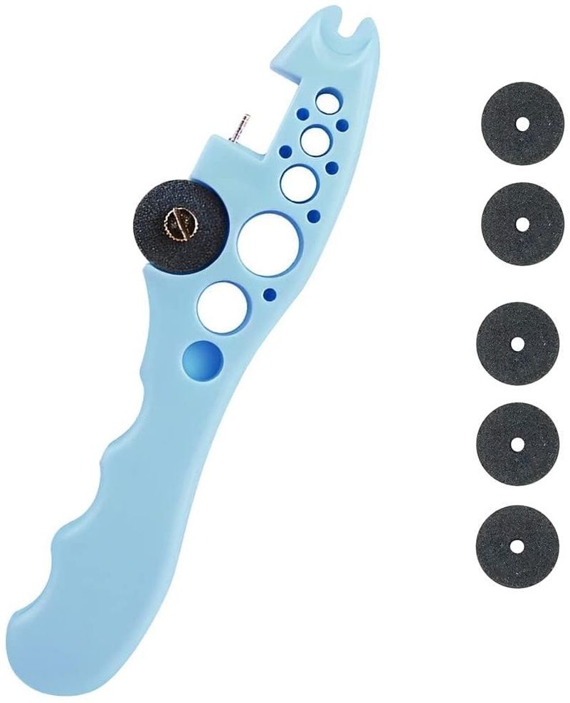 gopinath autolink Ampule Cutter with 5 Replaceable Grinding Wheels, Ampoule Cutter for Doctors Glass Bottle Cutter, Ampule Breaker, Suitable for Home Bottle Opener-picture-15