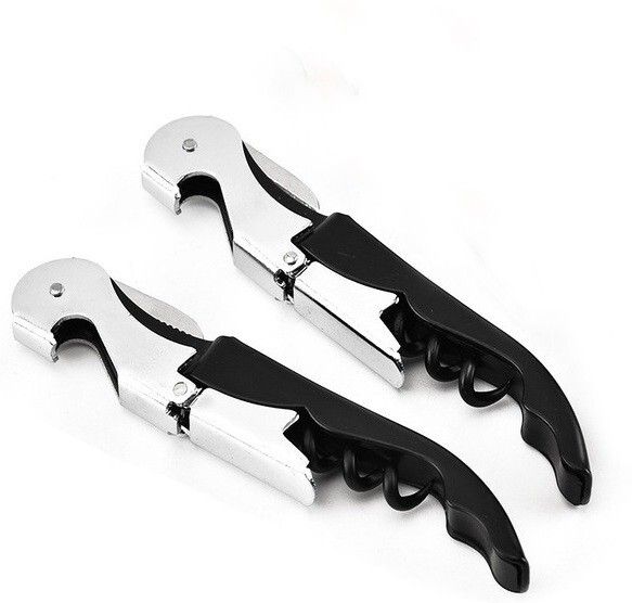 BOP2 Corkscrew Bottle Opener (Pack of 2) Black Wine Opener Bottle Opener Bottle Opener Set-image-26