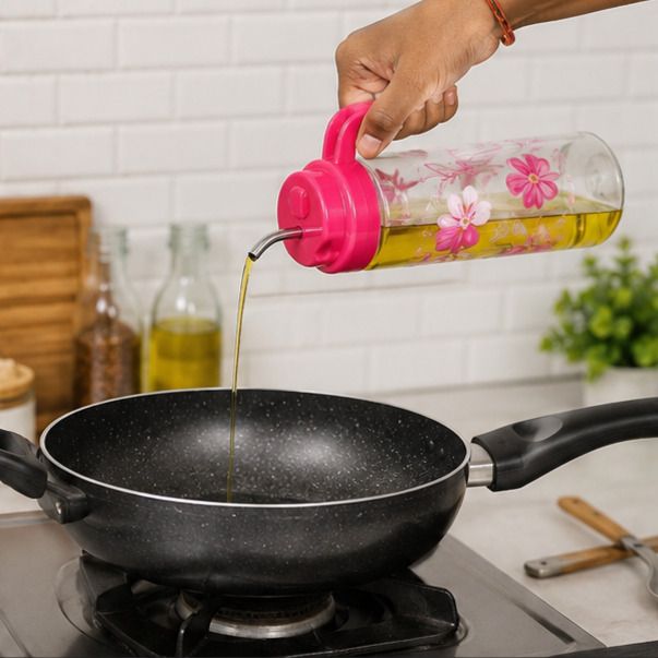 Premium Plastic Oil Stopper – No Drip Oil Pourer Plastic Bottle Stopper-image-25