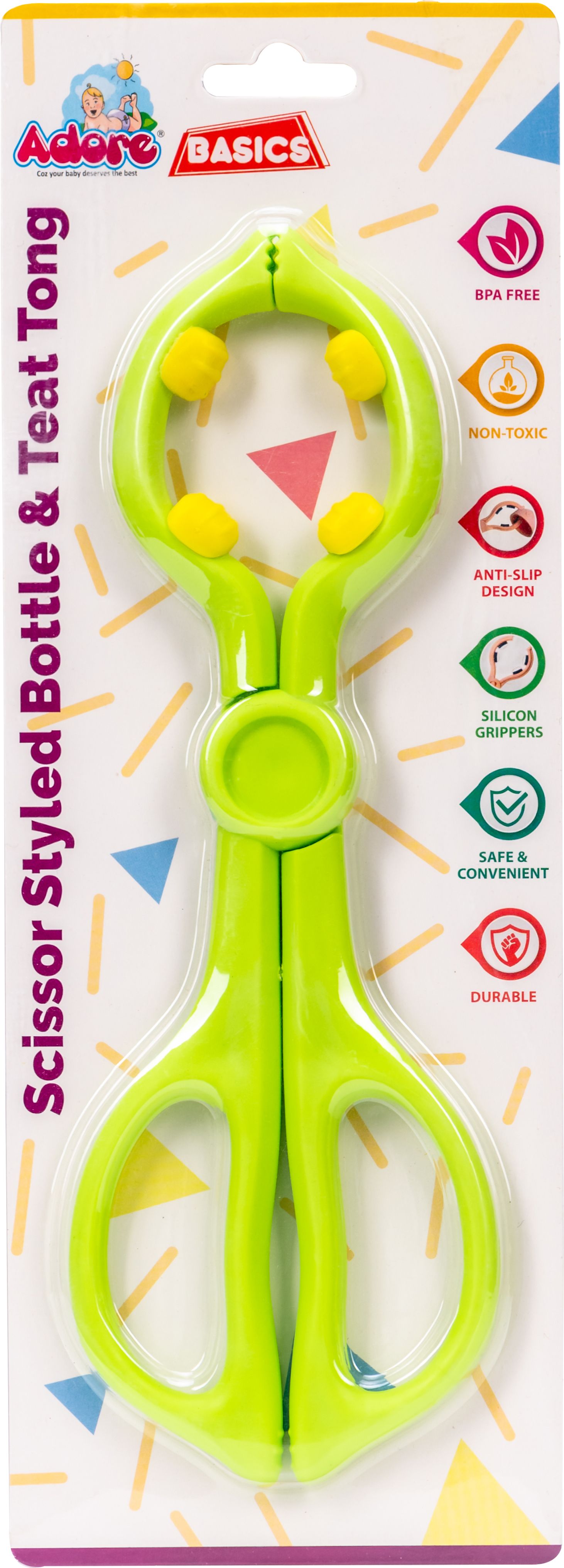 Pp Scissor Styled Anti-Slip Bottle and Teat Tongs-image-35
