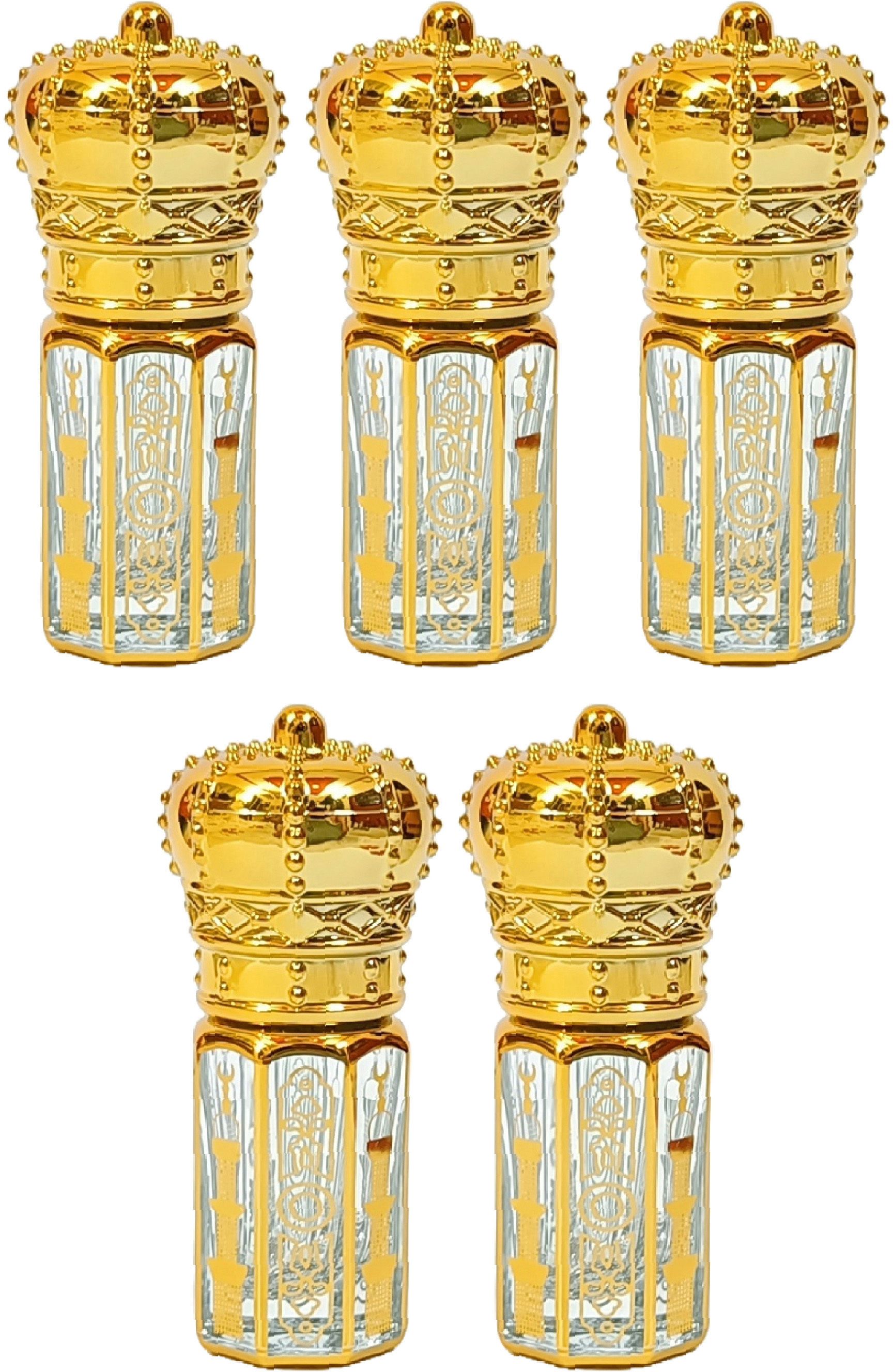 sultan Fancy Empty Attar Glass Bottles with Dip Stick Decorated 3 ml Bottle-picture-22