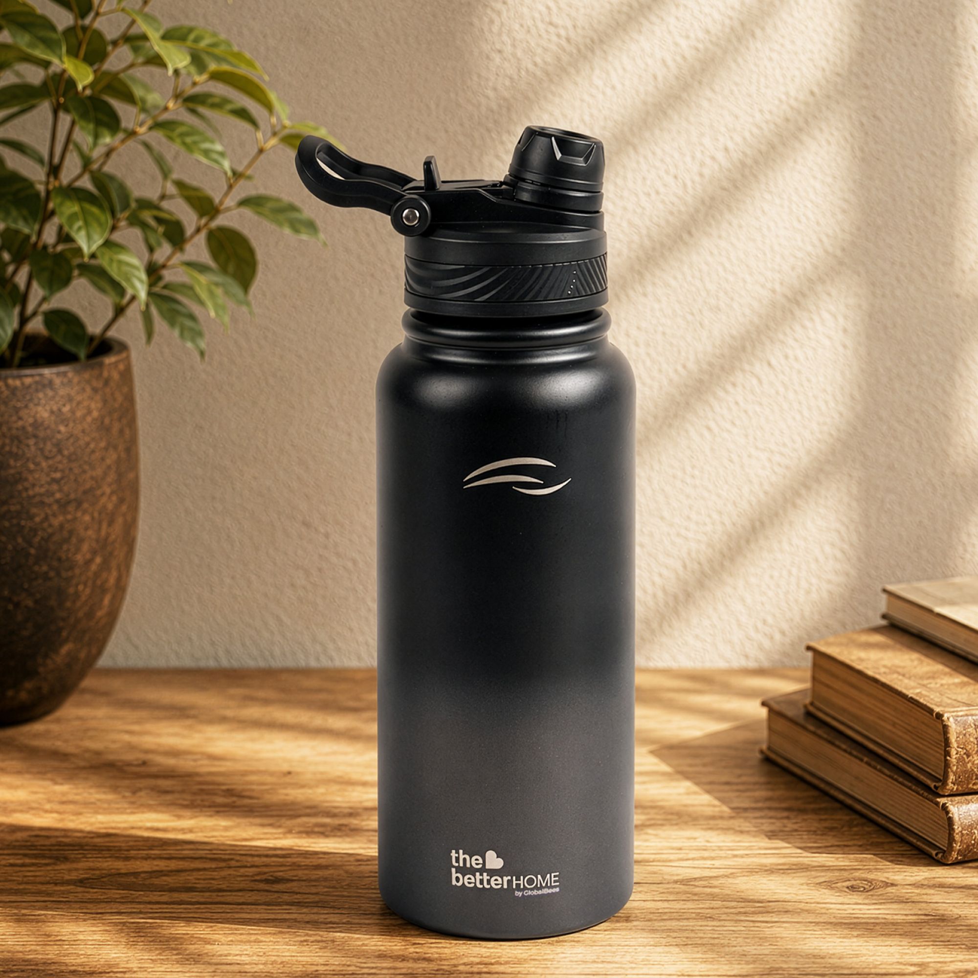the better home Vacuum Insulated Stainless Steel Water Bottle 1L Hot & Cold 24 Hrs Steel Flask 1000 ml Stainless Steel Bottle-picture-27