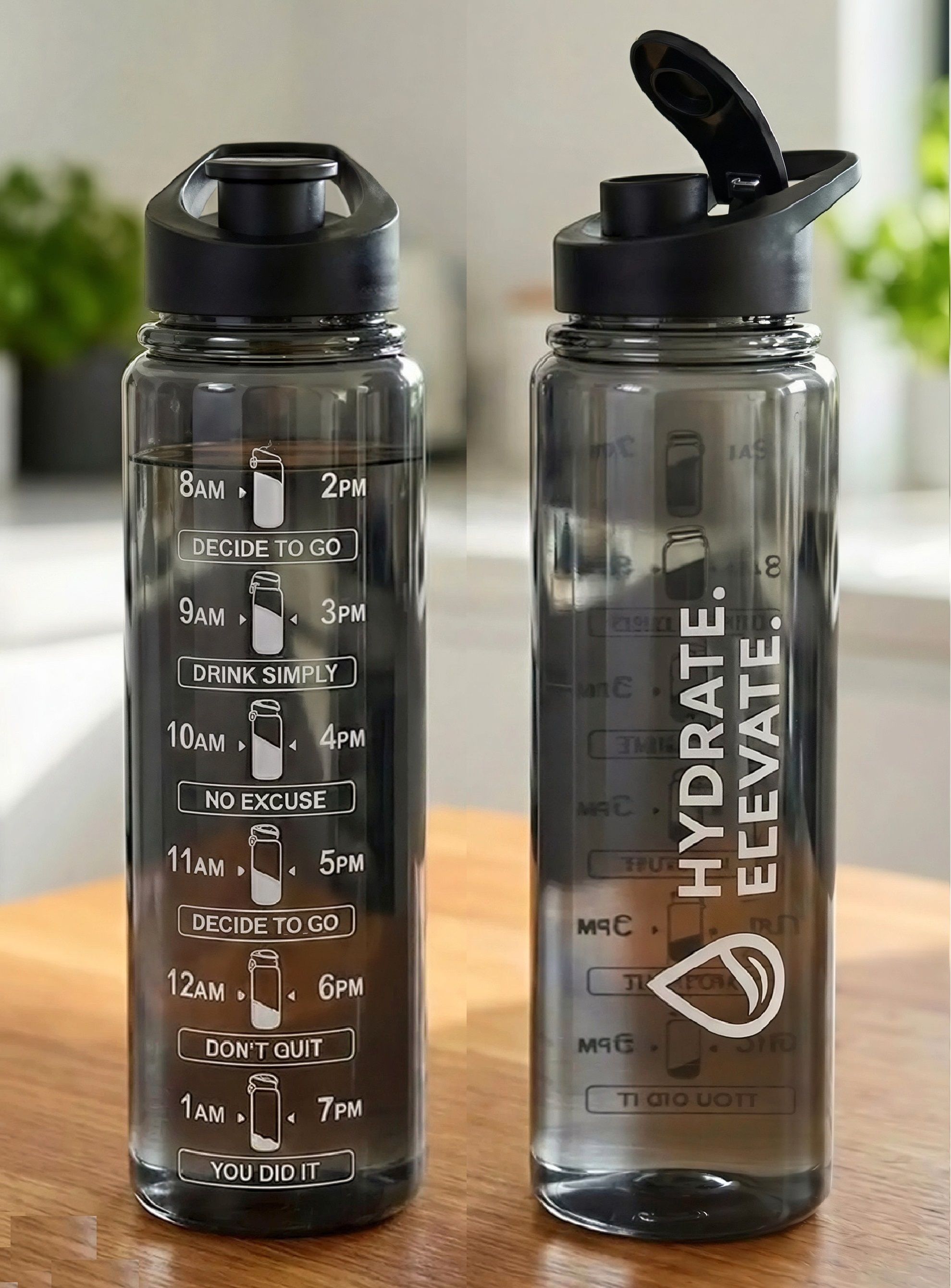 Water Bottles 1 litre Combo for Office, Fridge, Refrigerator 1000 ml Plastic Bottle-image-32