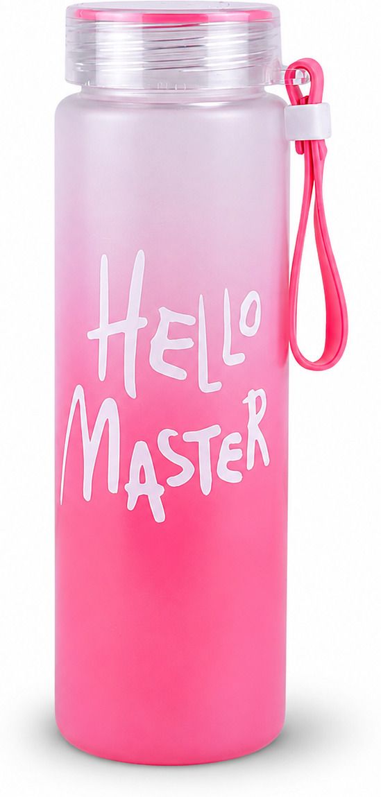 Hello Master Water Bottle 500 ml Glass Bottle-image-5