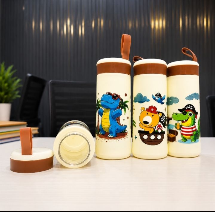 Kids Printed Plastic Bottle Kids Printed Plastic Bottle 400 ml Plastic Flask-image-38