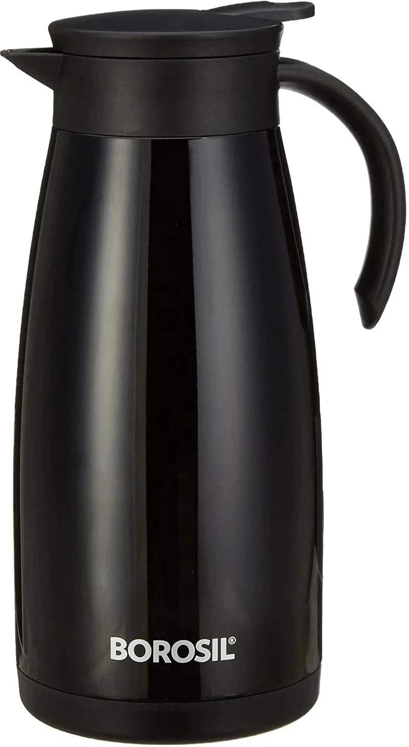 1.5 L Vacuum Insulated Teapot, 18 Hrs Hot & 24 Hrs Cold Carafe, BPA Free, Black 1500 ml Flask-image-42