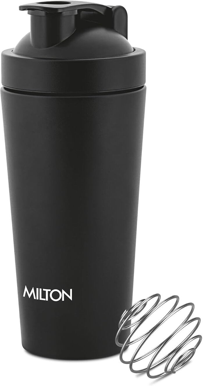 milton Pro Mix Shaker with Blending Ball, (739ml + 200ml) 739 ml Steel Shaker-picture-0