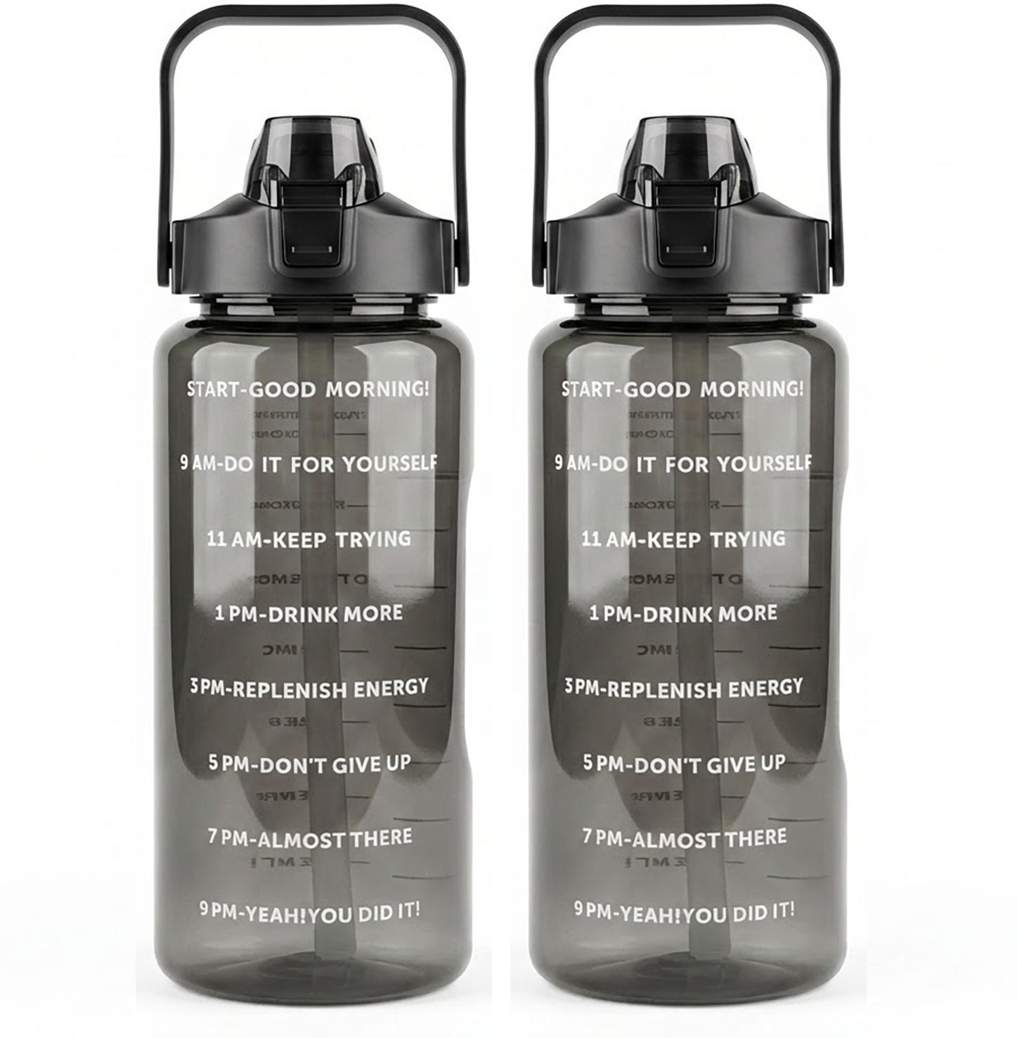flipkart smartbuy Motivational Plastic Water Bottle 2000 ml Plastic Bottle-picture-31