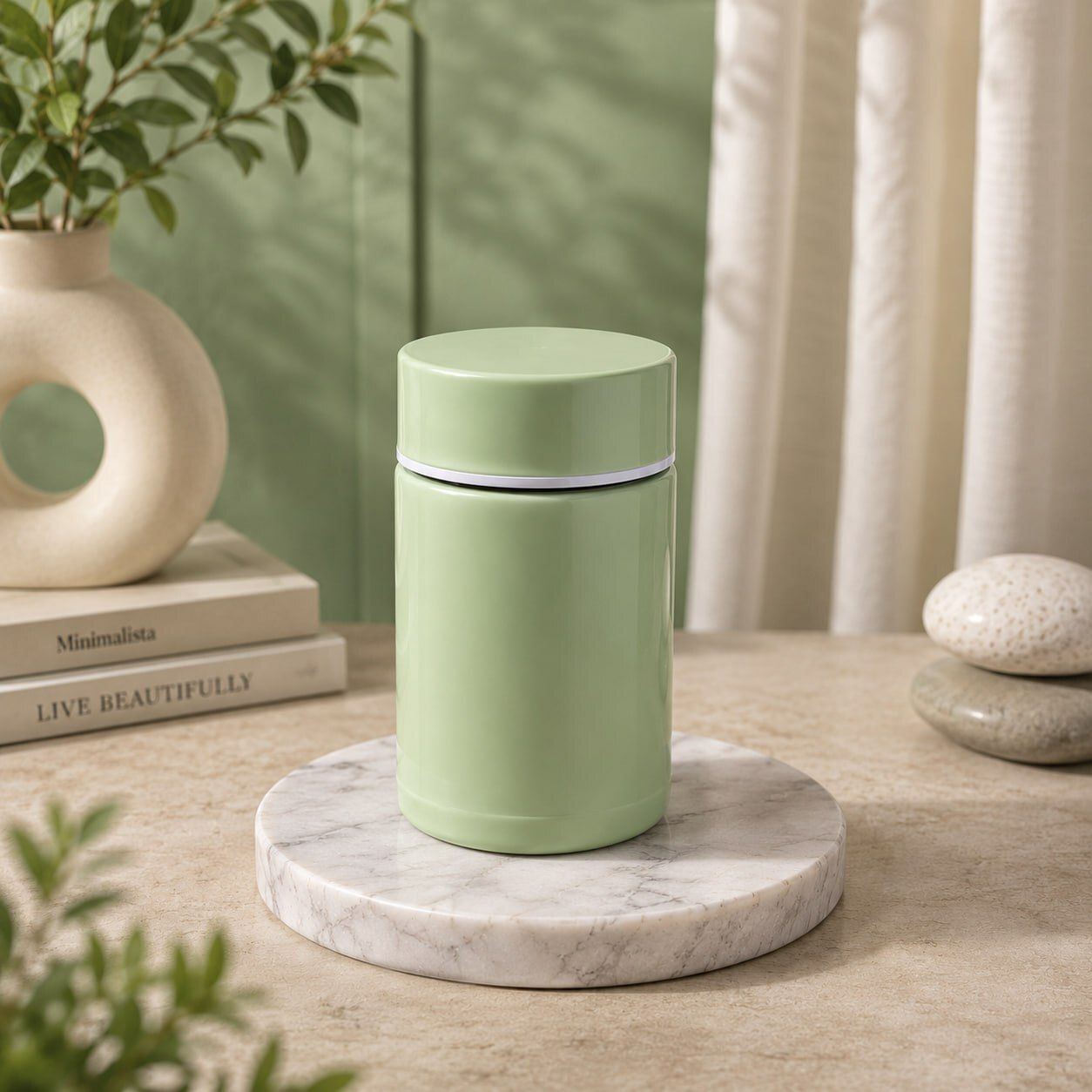 searegal Stainless steel thermos cup, small water cup, coffee cup 260 ml Steel Bottle-picture-5