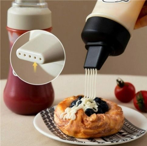 350 ml Multipurpose Sauce Squeeze Bottle 350 ml Plastic Bottle-image-10