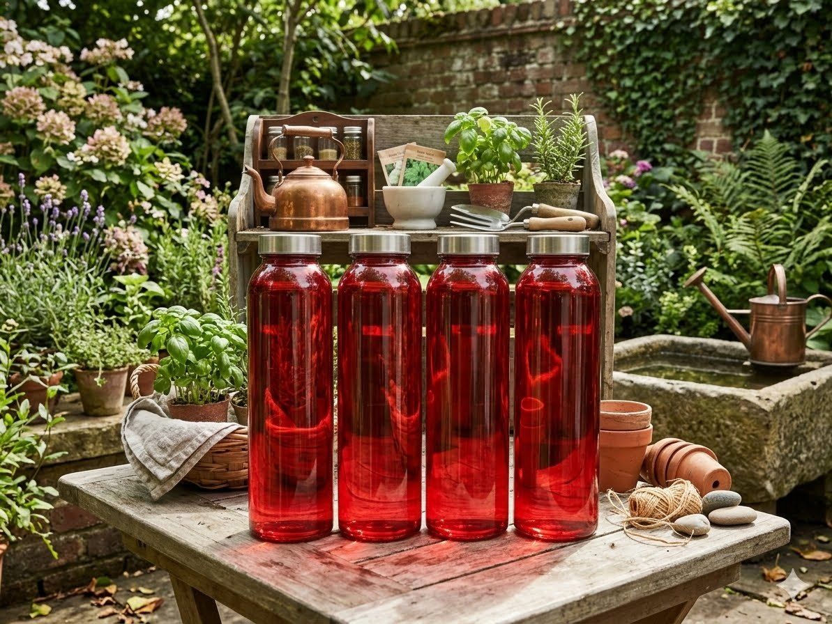 Tranding glass water bottel pack of 4 800 ml Glass Bottle-image-5