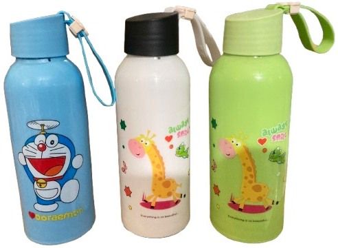 alvin mart Kids Water Bottle (Pack Of 3) 400 ml Bottle-picture-42