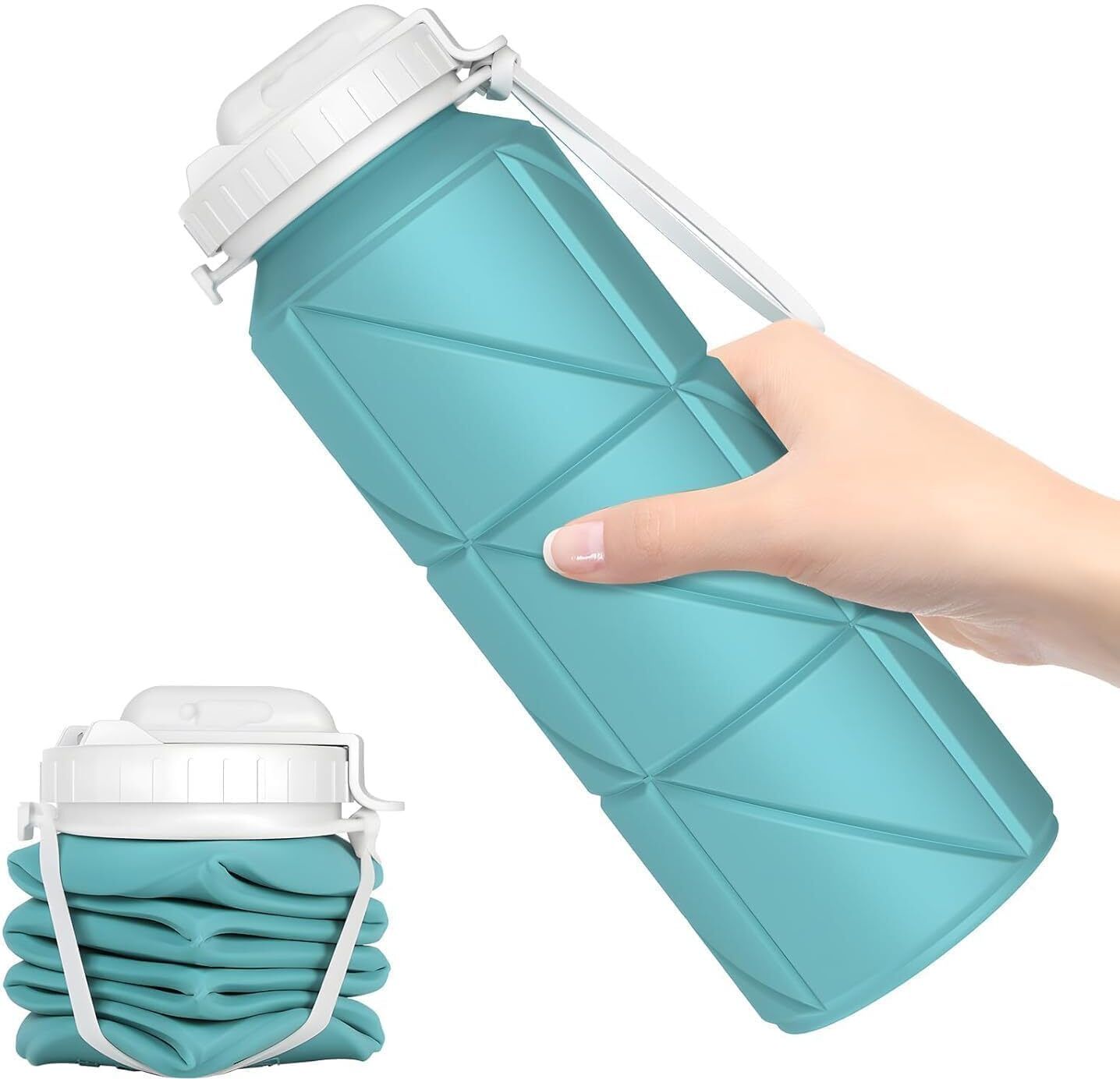 Silicone 600 ml Water Bottle-image-30