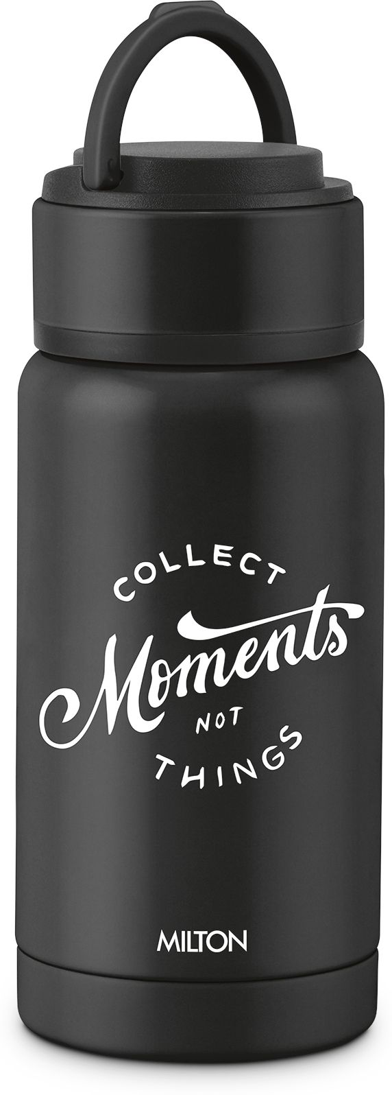 Tiny 260 Thermosteel Water Bottle 250 ml, Hot and Cold, Leak Proof Lid, Black 250 ml Stainless Steel Bottle-image-2