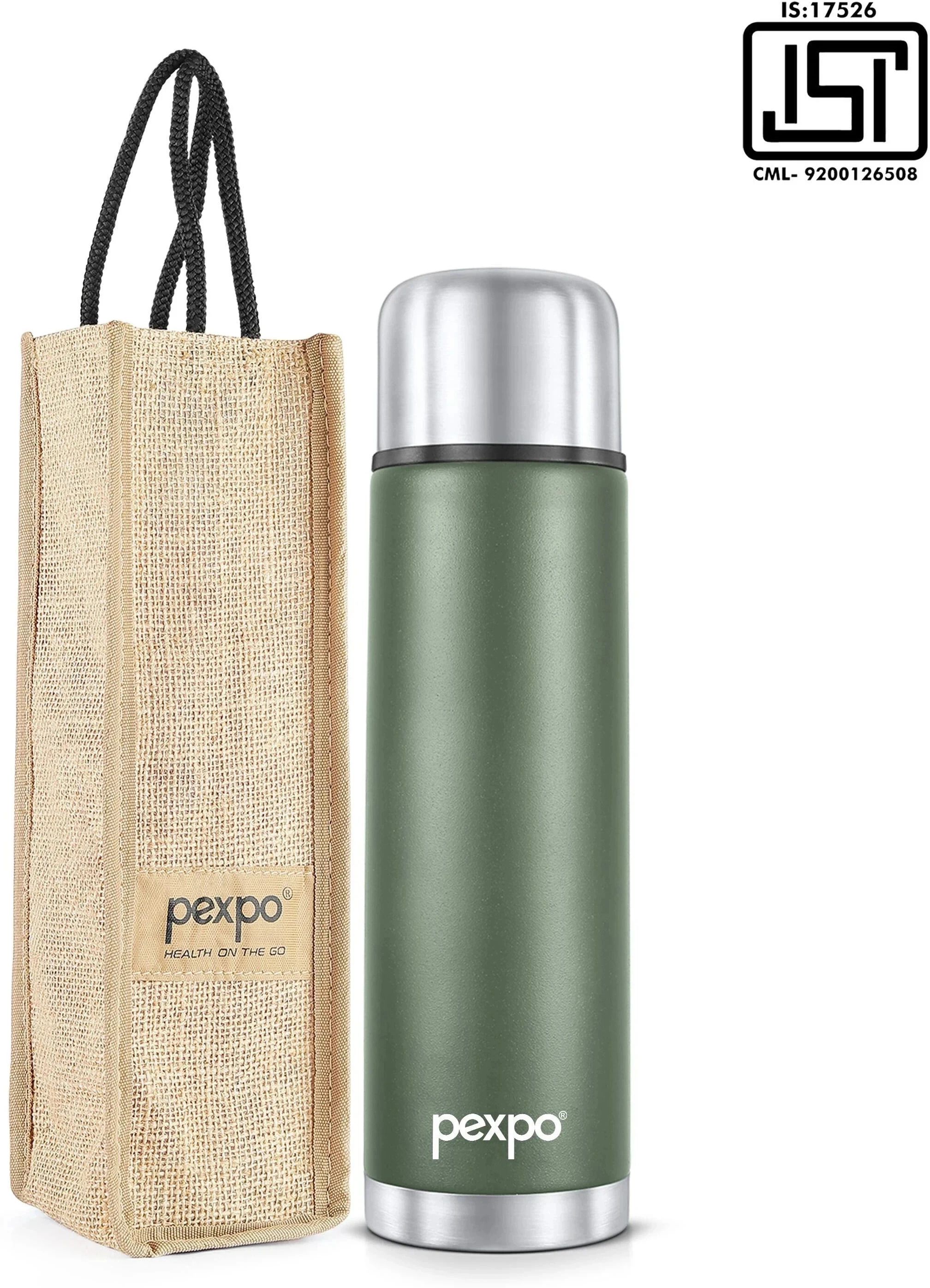 go24 Flamingo 1000, Hot & Cold ISI Certified Insulated Thermosteel Water Bottle 1000 ml Flask-picture-26