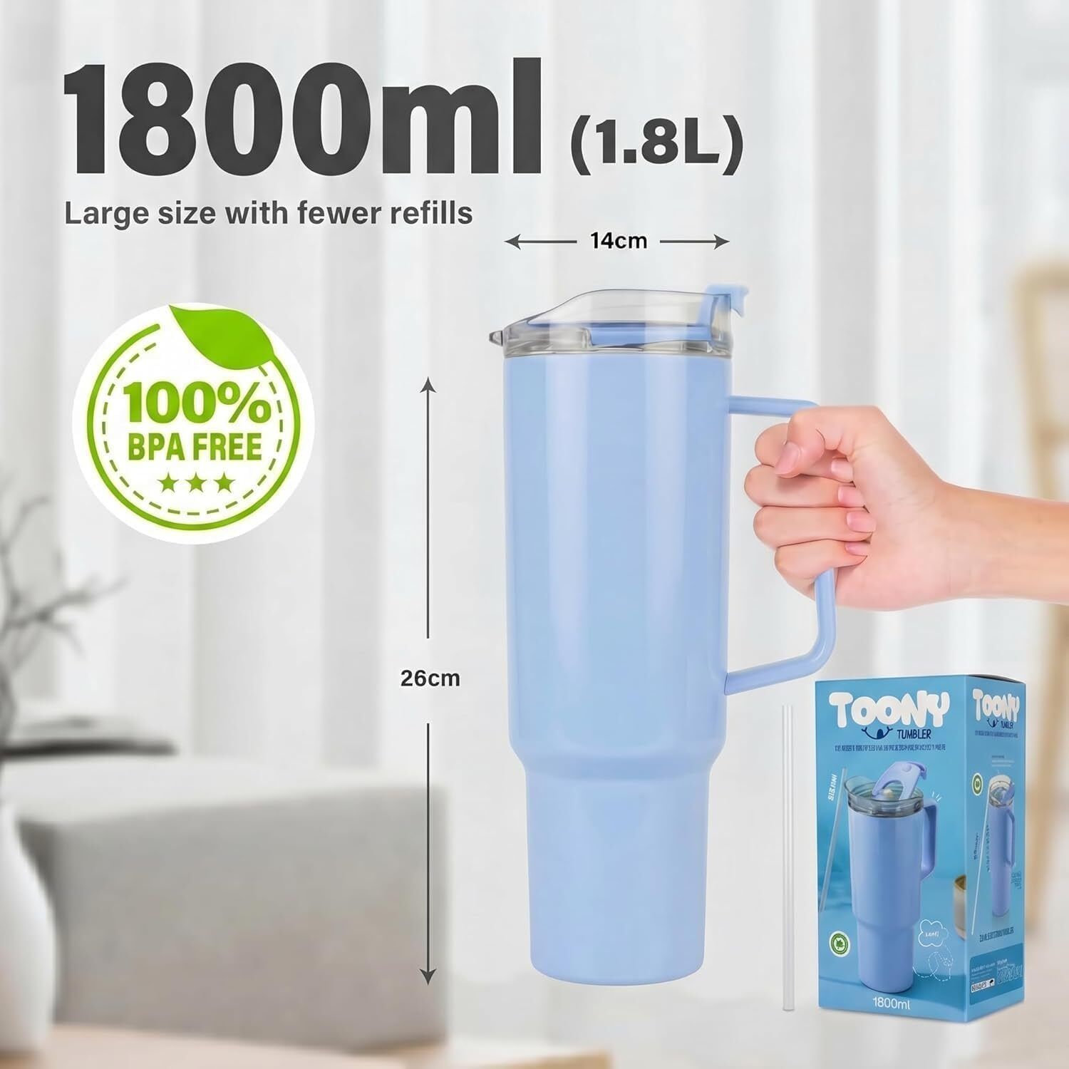 toony 1800 ml Water Purifier Bottle-picture-29