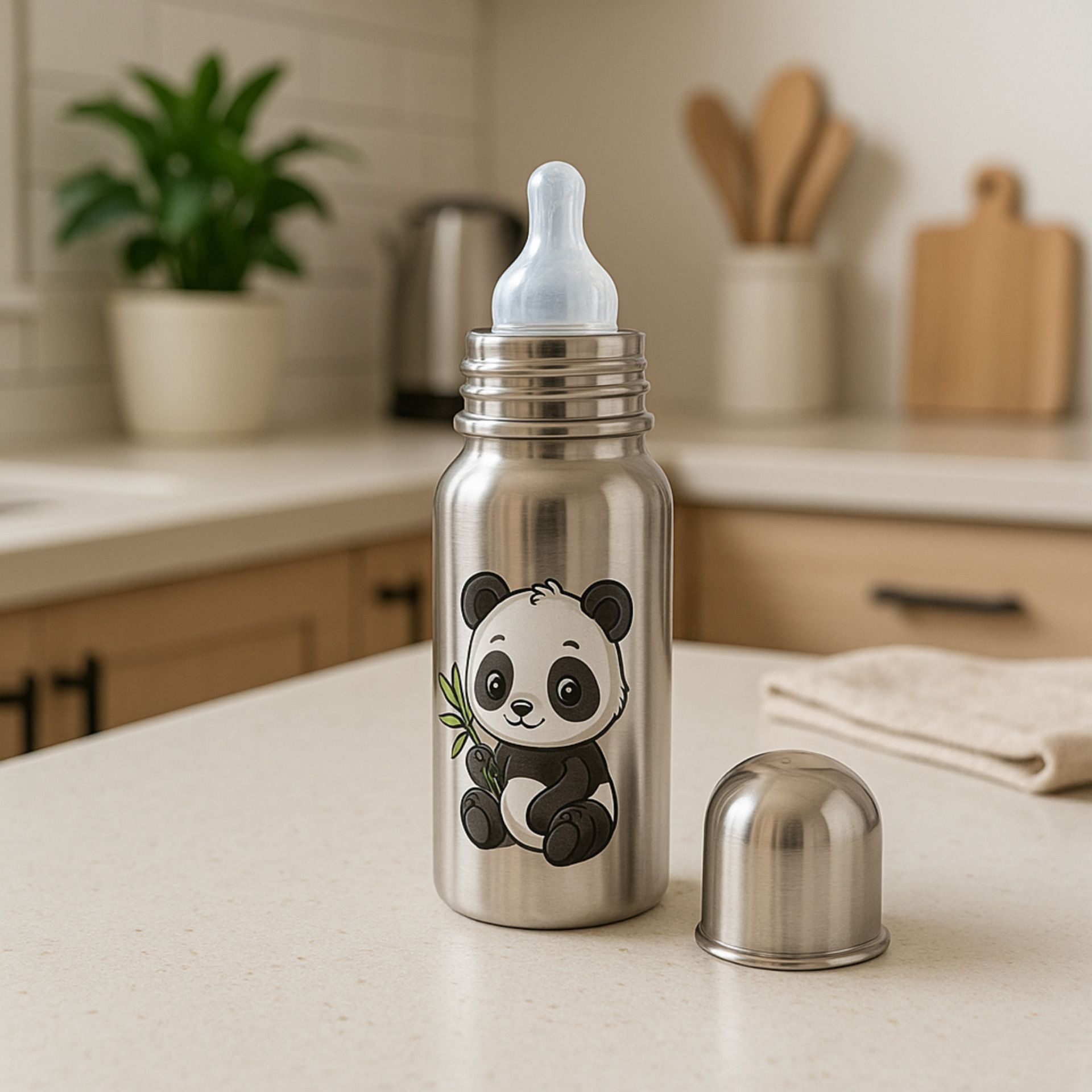Stainless Steel Feeding Bottle - Stainless Steel