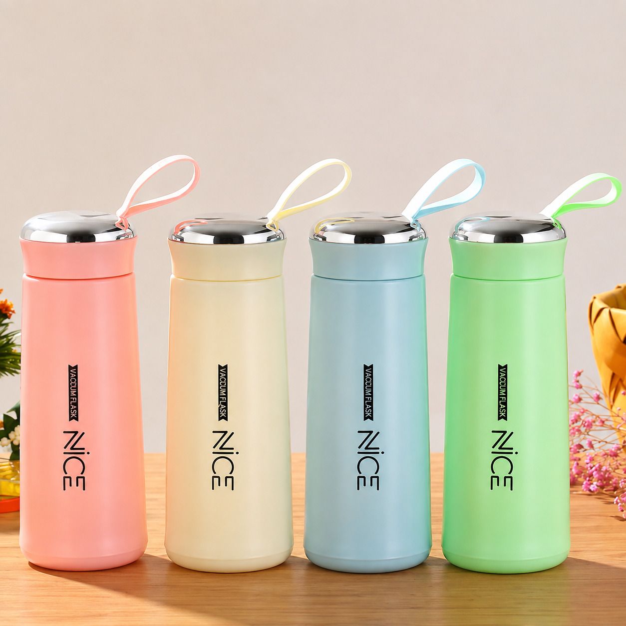 btcreation Nice Glass Inner Water Bottle Multiclour 400 ml Plastic Bottle-picture-46