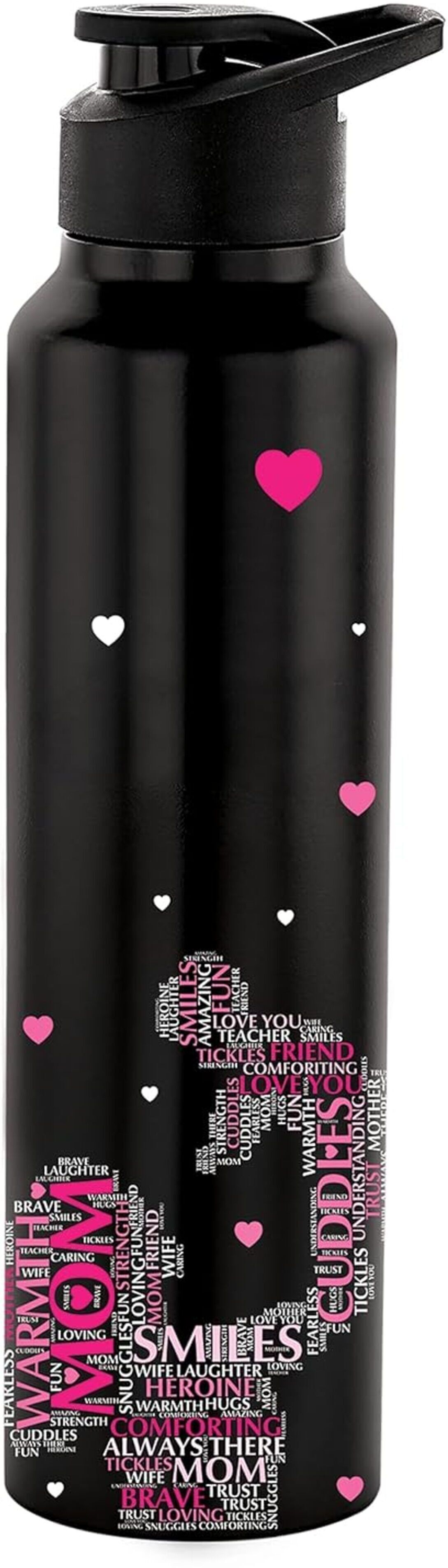 nirlon Classic Flip UV Printed Single Wall Stainless Sipper Cap Water Bottle 1000 ml Steel Bottle-picture-14