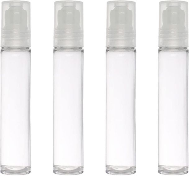 10ml Pet (Plastic) Transparent Roll On Bottle for Refillable, Lip Balm, Eye Roller 10 ml Bottle-image-43