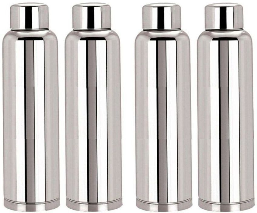 stainless steel fridge water bottle 900ml (pack of 4) 900 ml Steel Bottle-image-43