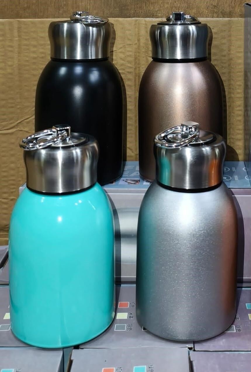 tittyno Premium Cute Mini Stainless Steel Vacuum Bottle ,Hot & Cold(n) 300 ml Stainless Steel Flask-picture-15