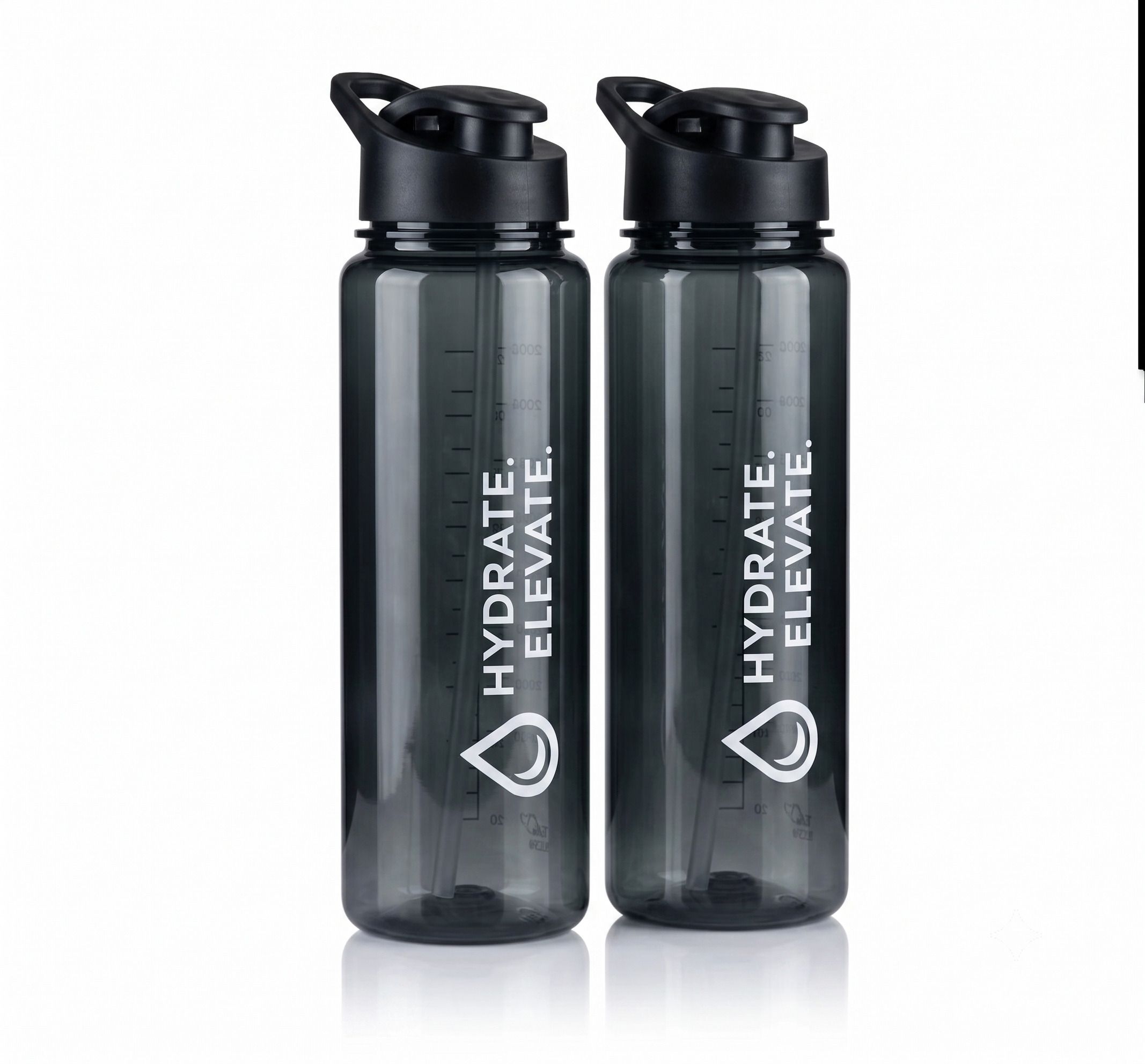 1L BPA Free Motivational Water Bottle 1000 ml Plastic Bottle-image-27