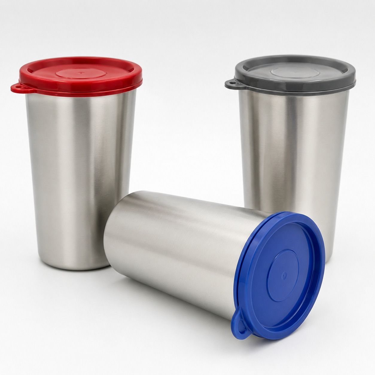 artisan Premium Stainless Steel Tumbler Set with Airtight Color Lids 450 ml Stainless Steel Bottle-picture-12