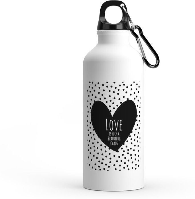 trendblend Love is such a Printed Stylish Aluminium Sipper Water botter 750 ml Water Bottle-picture-17
