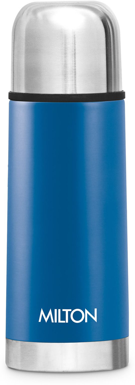 Eco-Flip Thermosteel Double Walled Vacuum Insulated Flask 350ml Hot & Cold Blue 350 ml Flask-image-21