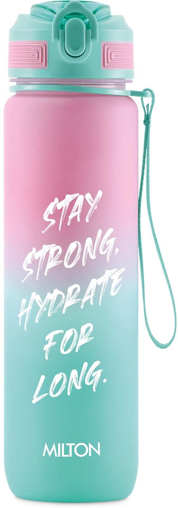Gen'Z Water Bottle(Stay Strong) with Straw 1000 ml Shaker-image-27