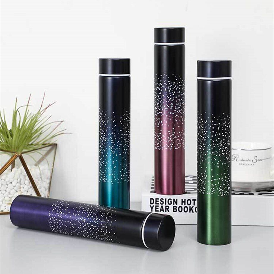omkarzone Slim Stainless Steel Water Bottle Premium Quality for Travelling, Gym, Yoga-1PCS 350 ml Bottle-picture-48