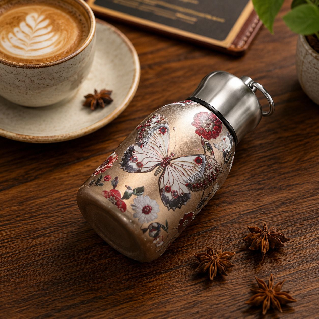 s1store Mini 300ml Vacuum Bottle Stainless Steel Leak Proof Pack of 1 Daily Use 300 ml Stainless Steel Bottle-picture-41