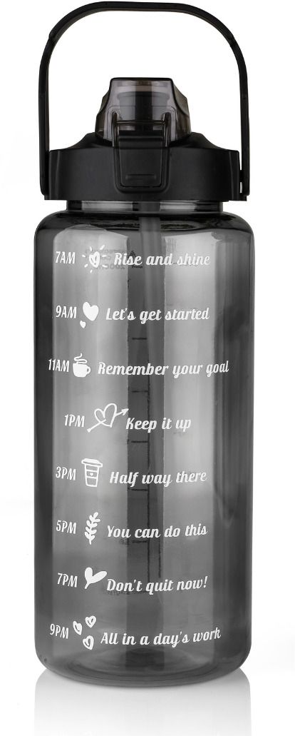 MOTIVATIONAL JUMBO 2OOOML WATER BOTTLE 2000 ml PET, Plastic Bottle-image-20