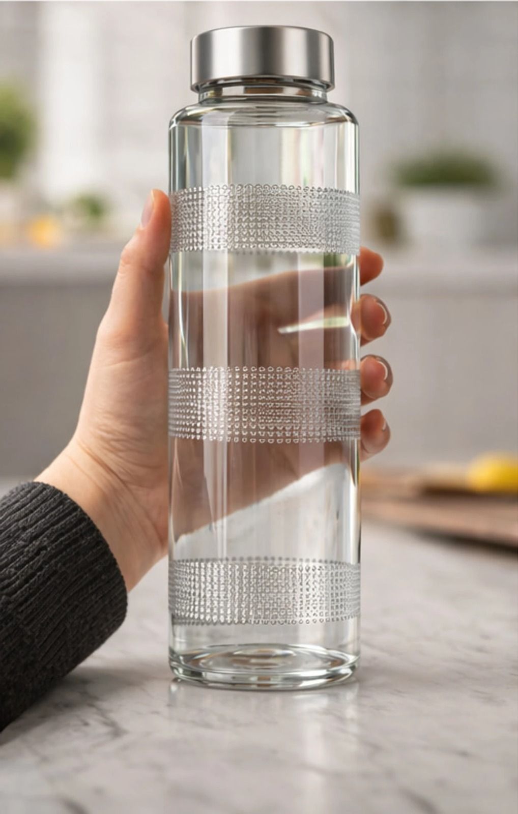 glass water bottle 1 1000 ml Glass Bottle-image-20