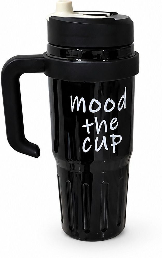 glowcart GC Inner Stainless Steel Tumbler Double Wall Insulated Mug 900ML Black 900 ml Stainless Steel Bottle-picture-39