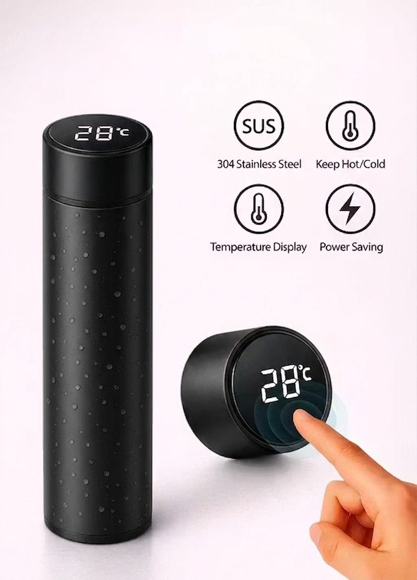 prioritypoint Temperature Sensing Smart LED 500 ml Stainless Steel Bottle-picture-27