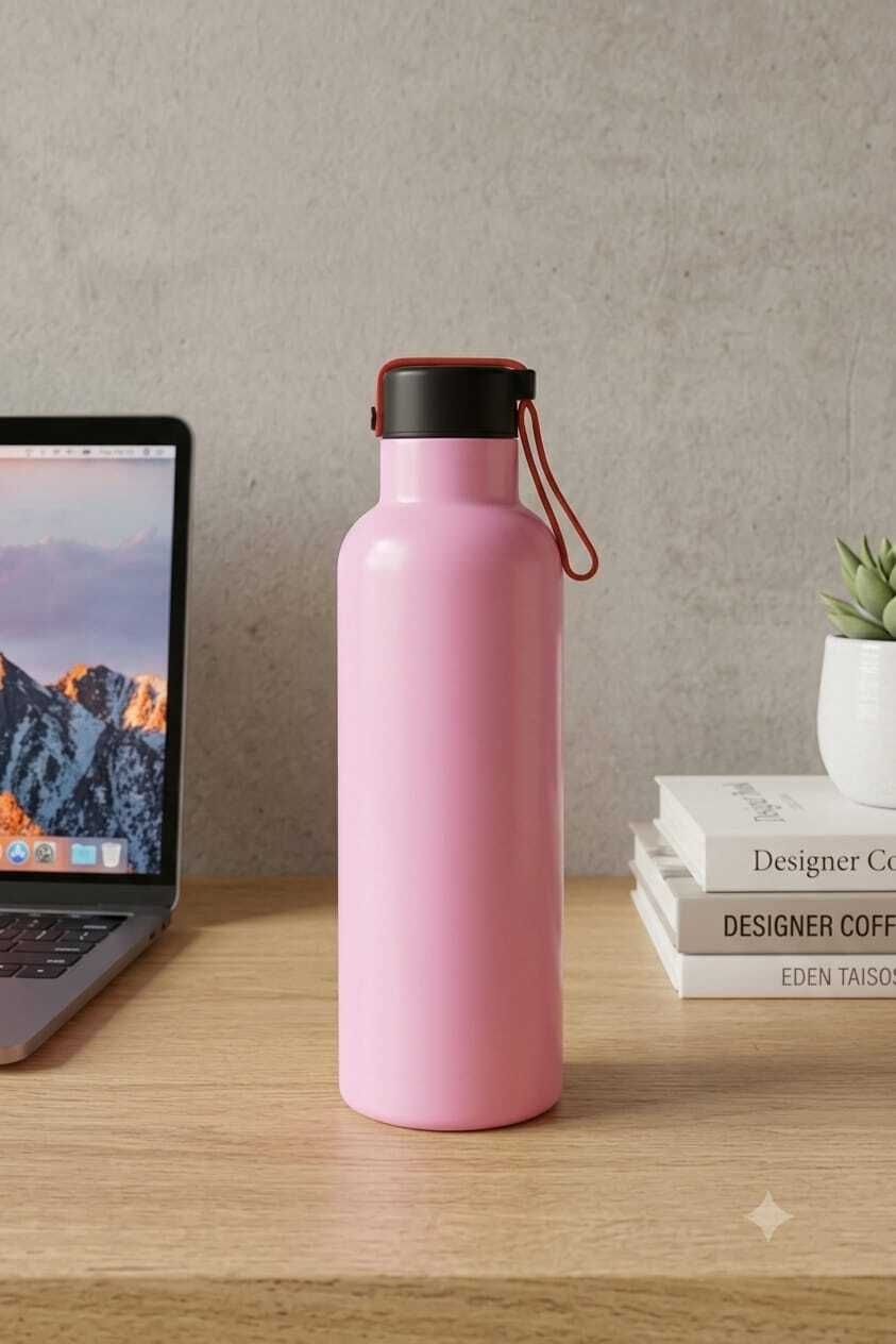 Slim Water Bottle 900 ML Stainless Steel | Hot and Cold | 304 Steel Bottle | 600 ml Stainless Steel Flask-image-11