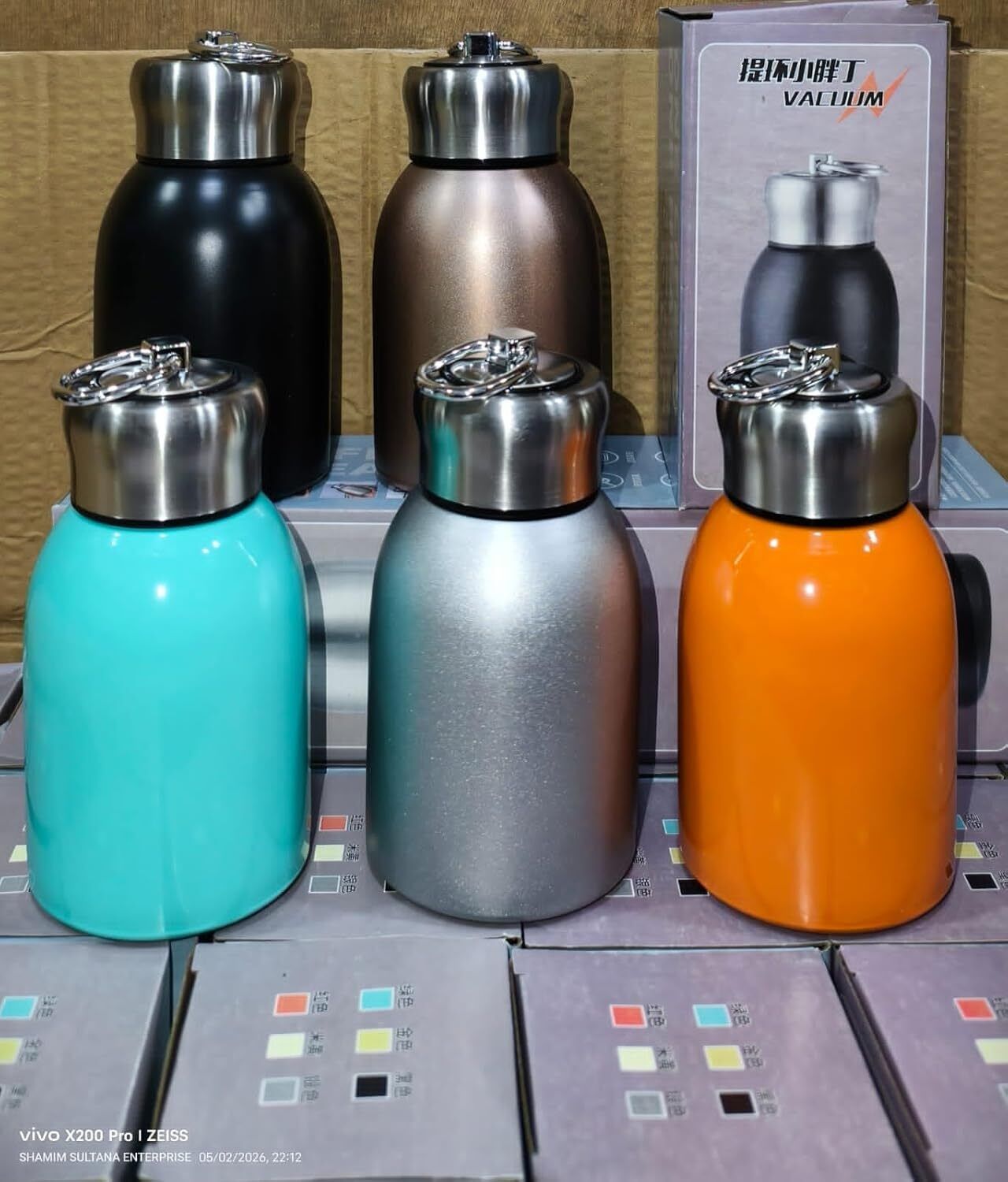 tittyno Premium Cute Mini Stainless Steel Vacuum Bottle ,Hot & Cold(a) 300 ml Stainless Steel Flask-picture-11