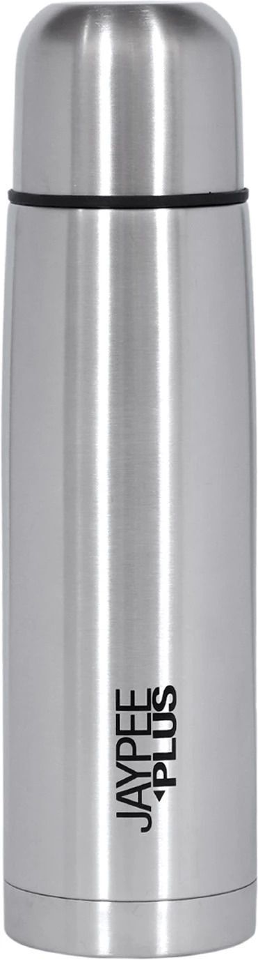 jaypee plus Max Thermosteel Flip Lid Insulated Flask 24 Hours Hot and Cold Water Bottle 500 ml Steel Flask-picture-0