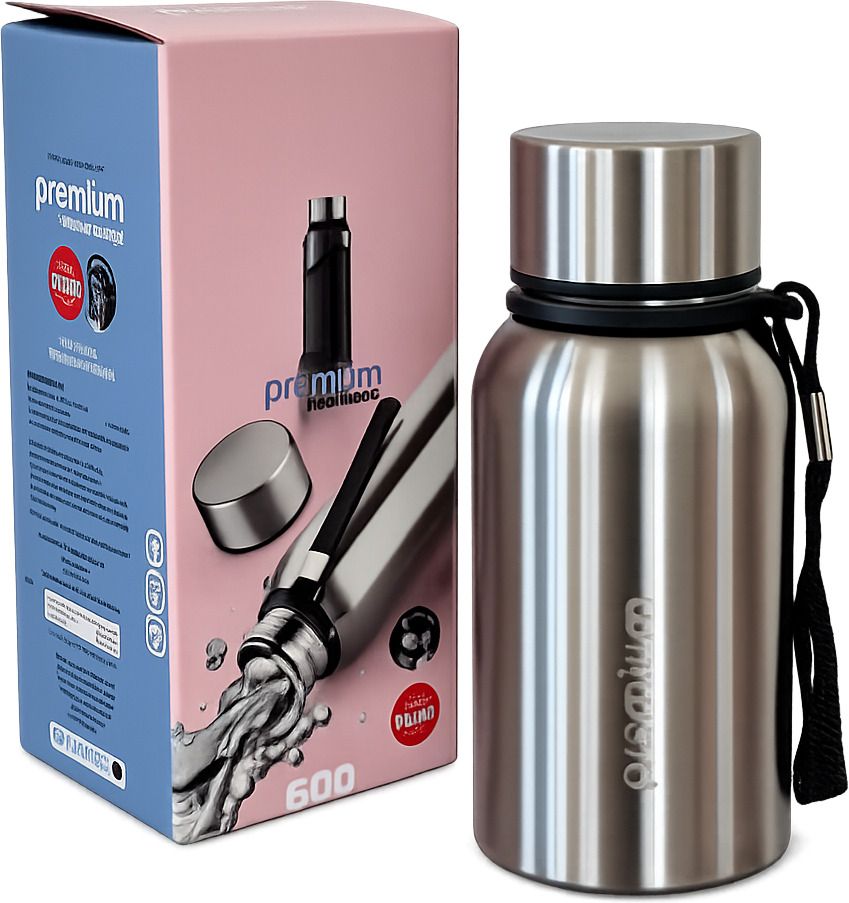 Premium 500ml Stainless Steel Vacuum Insulated Water Bottle 500 ml Steel Flask-image-34