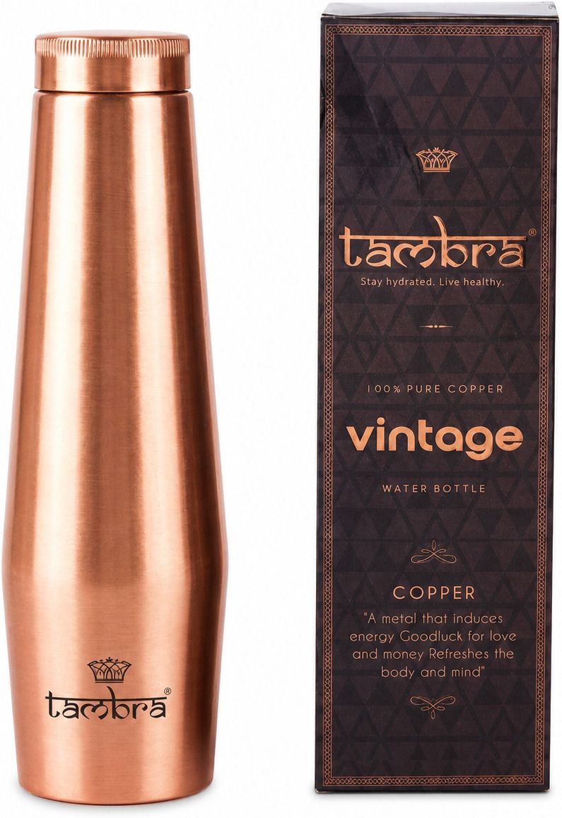 Matt Crown Design Water Bottle 950 ml Copper Bottle-image-49