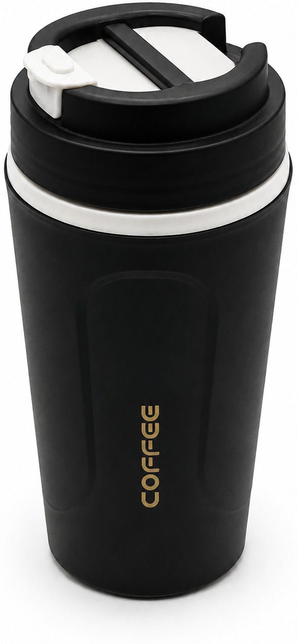 Multipurpose Insulated Travel Mug - 350ml | Double Wall Stainless Steel Flask 349 ml Plastic, Stainless Steel, Silicone Flask-image-36