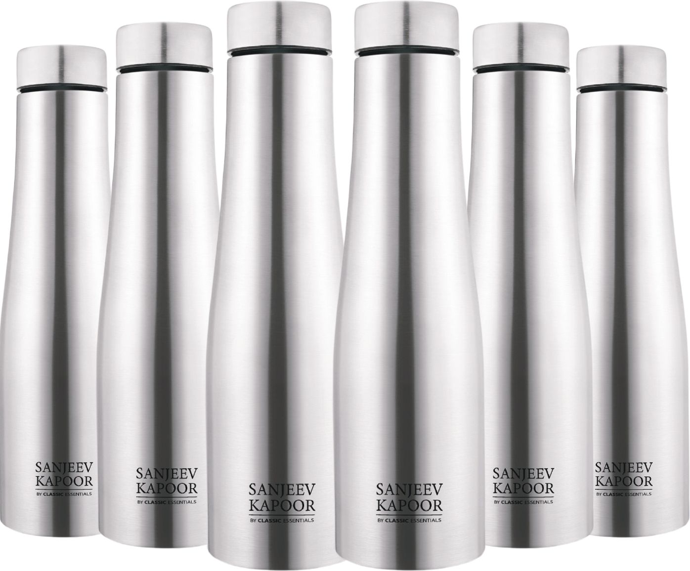 Stainless Steel Puro Water Bottle 1000ml(Pack of 6) 1000 ml Bottle-image-33