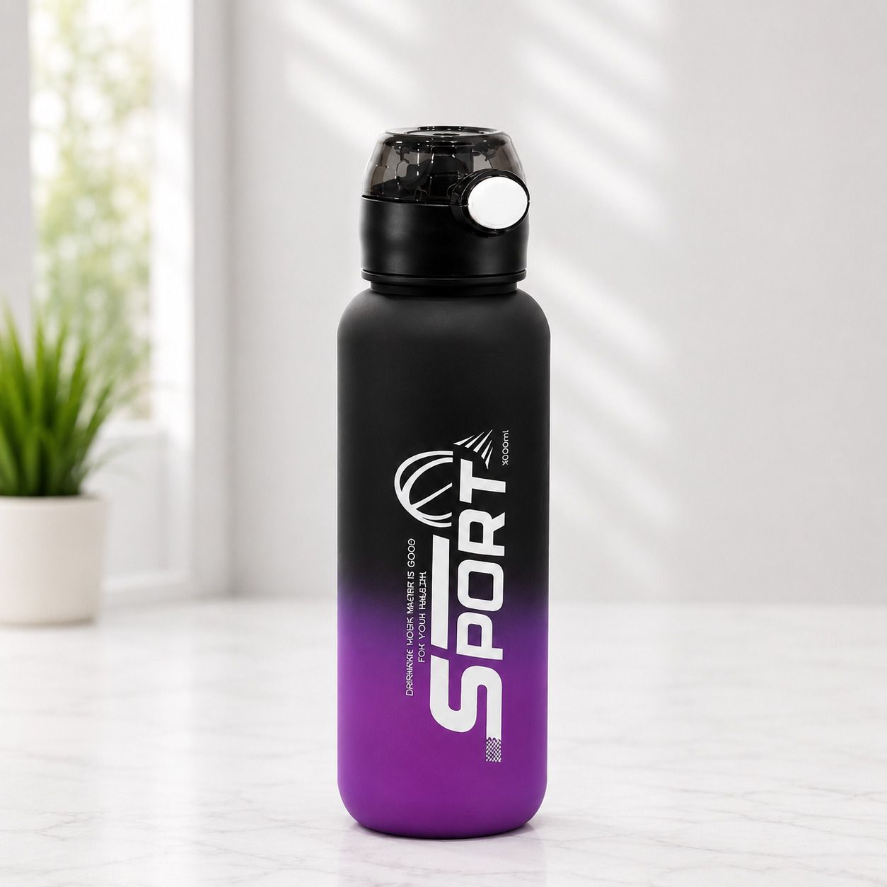 WATER BOTTLE SIPPER 1000 ml Plastic Bottle-image-34