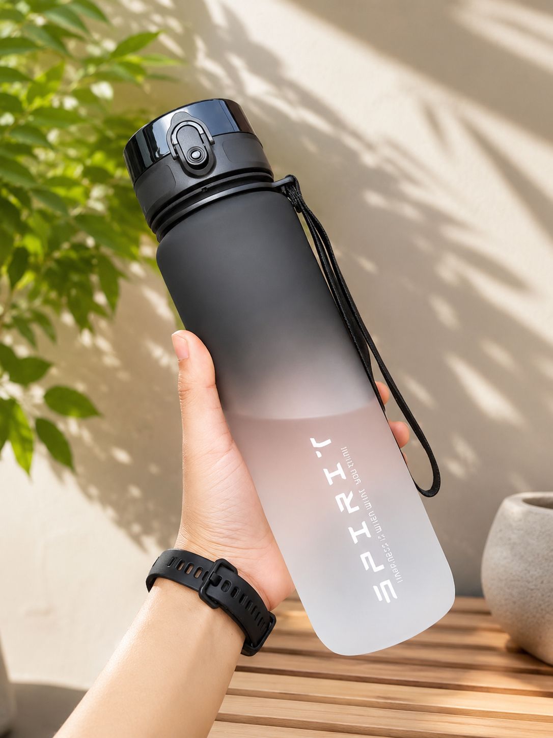 keepcart 1000 ml BPA-Free Water Bottle, Leakproof Flip-Top Lid-Gym-Office & Travel Bottle 1000 ml Plastic Bottle-picture-3