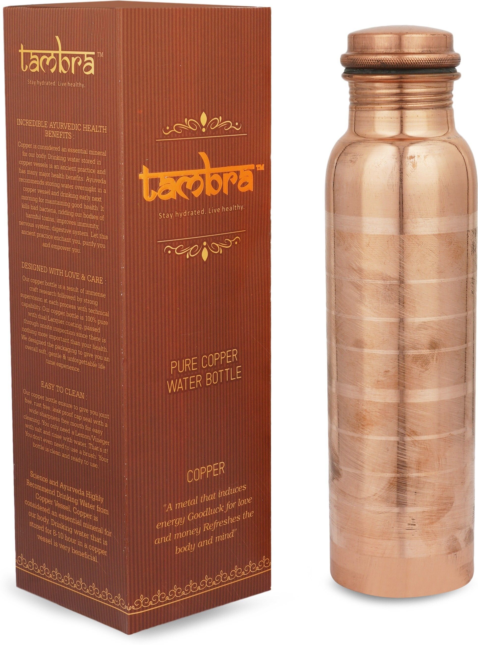 tambra 1000 ml Copper Bottle-picture-42